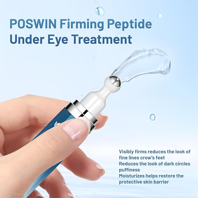 Caffeine Eye Serum for Dark Circles - Under Eye Cream,Moisturizing Serum for Dark Circles, Puffiness & Fine Lines, Eye Cream with 360° Eye Roller Massage Ball, 0.5 fl oz