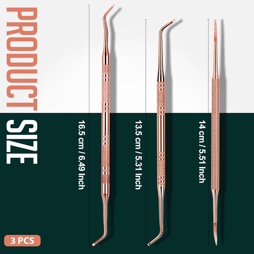 Teenitor Ingrown Toenail Tool, Toenail File and Lifters, Professional Surgical Safe Ingrown Toenail Treatment Pedicure Tools for Feet, Ingrown Toenail Removal Kit Pain Relief