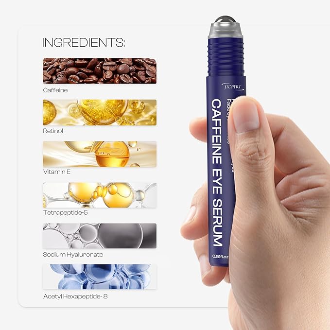 Eye Bags Treatment for Men: Depuffing and Firming - Hydrates and Nourishes The Delicate Eye Area for Daily Use by Men 15ml