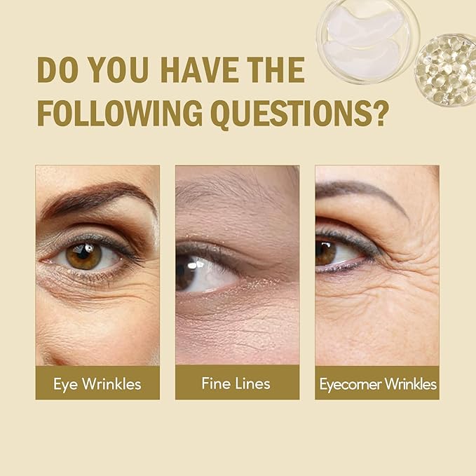 Under Eye Patches for Dark Circles,Puffy Eyes,20 Pairs Face Masks SkinCare With Collagen and Retinol for Anti wrinkles Smooth Fine Lines