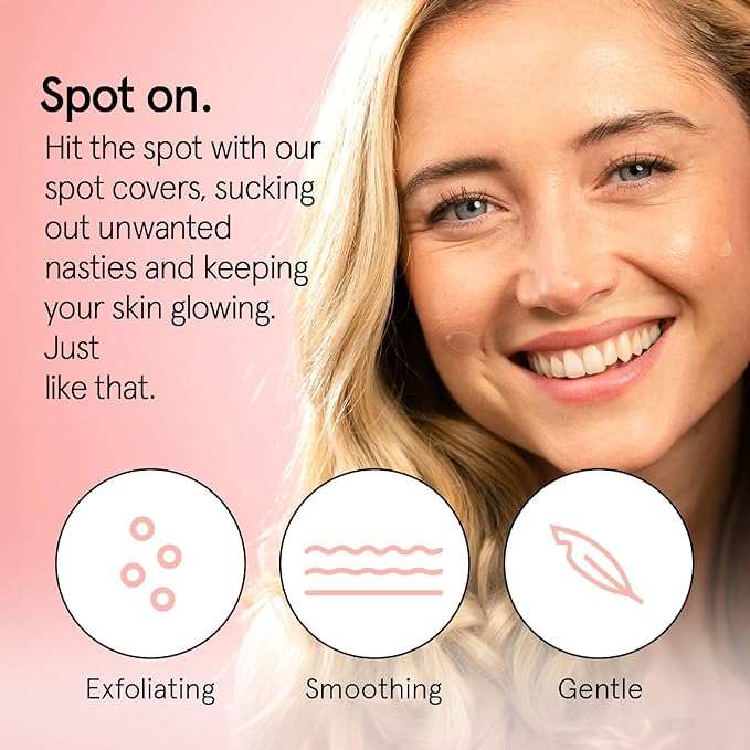 grace & stella Pimple Patches for Face - Fast Acting Hydrocolloid Acne Patch That Absorb Gunk, Flatten Breakouts - Zit Stickers for Clear Skin - Dermatologist-Tested, Vegan (Invisible, 72 Count)