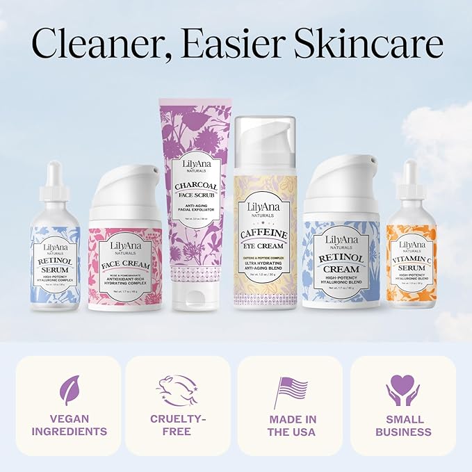 LilyAna Naturals New Caffeine Eye Cream 1oz