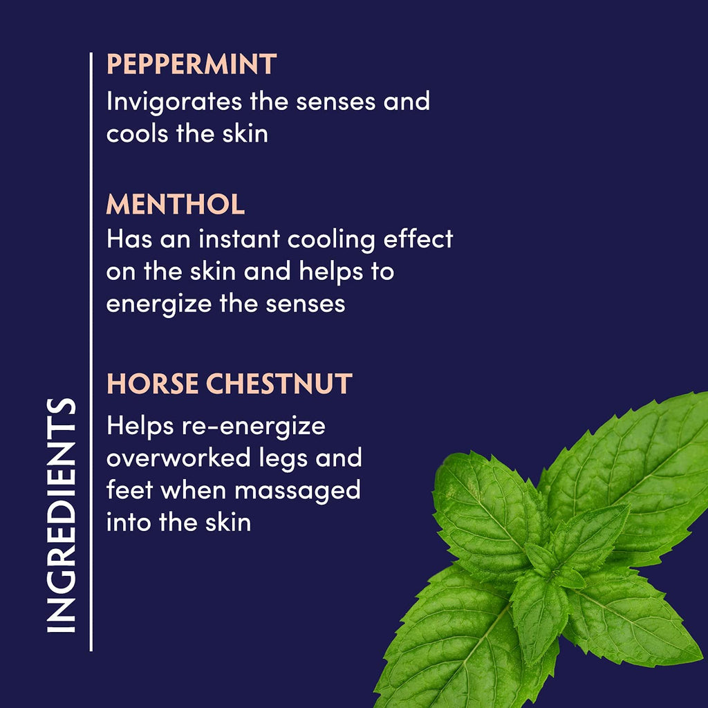 Naturopathica Mighty Mint Rescue Cream, Moisturizing Body Lotion with Peppermint & Menthol to Cool & Revive Skin, Soothing Relief for Sore Muscles, 4.2 fl oz