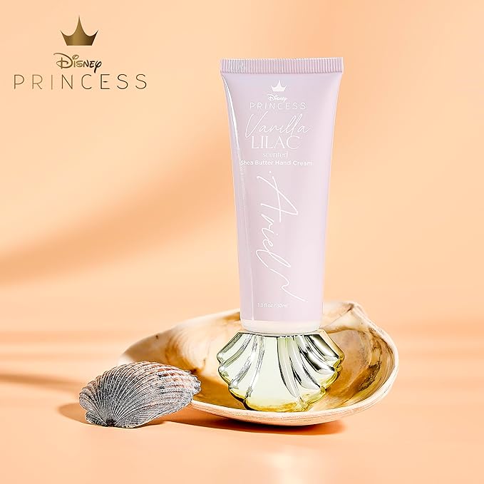 Belle Maison Disney Mermaid Ariel 3pc Hand Cream Set - Tropical Coconut, Sea Salt, Vanilla Lilac Scented, 30 ML / 1.01 FL OZ Each, Hand Cream Set