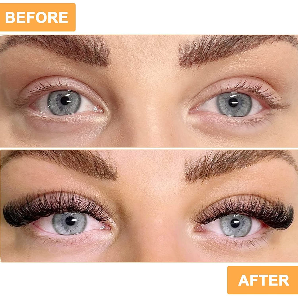 B&Qaugen Lash Clusters 40D-C-10-18MIX Individual Lashes 280 Clusters False Eyelash 40D 40D 50D Lash Clusters Extensions Individual Lashes Cluster DIY Eyelash Extensions at Home (40D-C,10-18MIX)