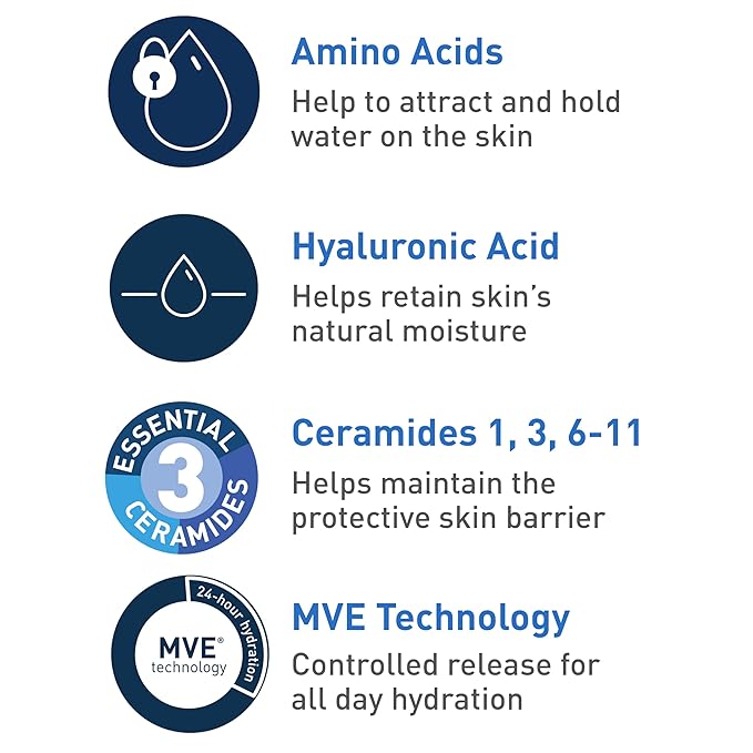 CeraVe Hydrating Cream To Foam Cleanser, Makeup Remover Face Wash For Dry Skin, Foaming Facial Cleanser With Hyaluronic Acid, Normal To Dry Skin, Fragrance Free & Non Comedogenic, 19 Fluid Ounce