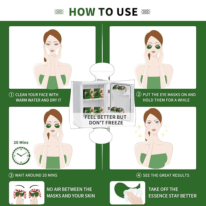 Under Eye Masks for Dark Circles and Puffiness 70PCS, Under Eye Patches for Puffy Eyes Treatment, Under Eye Gel Pads w/Seaweed, Aloe Vera, Peptides for Eye Bags Treatment, Eye Mask Patches Skincare