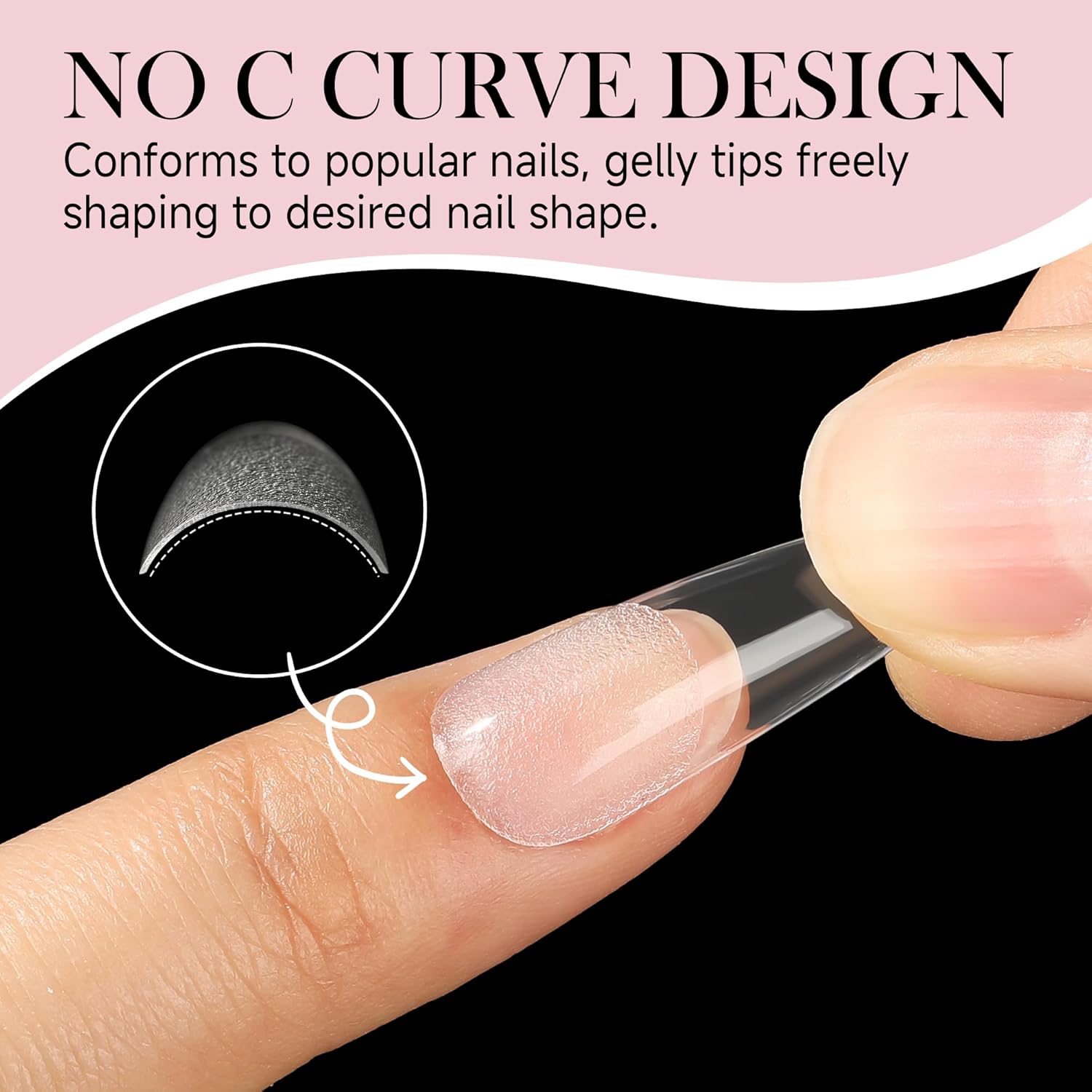 Long Coffin Nails Tips Full Cover Acrylic Nail Tips Pre-buff 240pcs Clear Coffin Fake Press On Nails No C Curve Easily DIY Art Nail Extensions Long-lasting, 12 Sizes Luckyfairy
