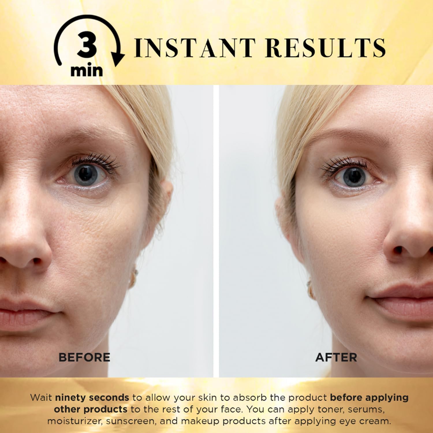 Instant Firming Face Tightener: No-Chalky Primer Firms & Smooths Mild to Moderate Wrinkles, Matte Anti-Aging Finish for Mature Skin, 2.1 oz