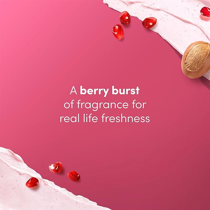 Dove Pomegranate& Shea Butter Body Scrub Exfoliates and Deeply Nourishes for Smooth, Radiant Skin 15oz