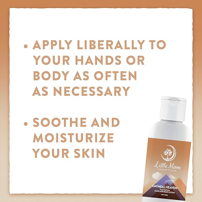 Little Moon Essentials Alleviating Hand & Body Lotion, Oatmeal Heaven, 4 oz.