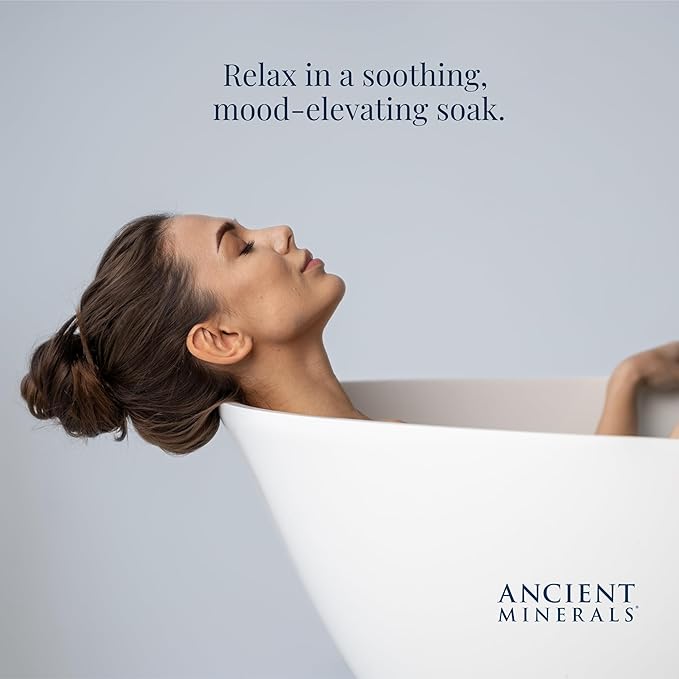 Ancient Minerals Magnesium Bath Flakes Forest Calm - Resealable Magnesium Bag of Zechstein Chloride Alternative to Epsom Bath Salt (1.65 lb)