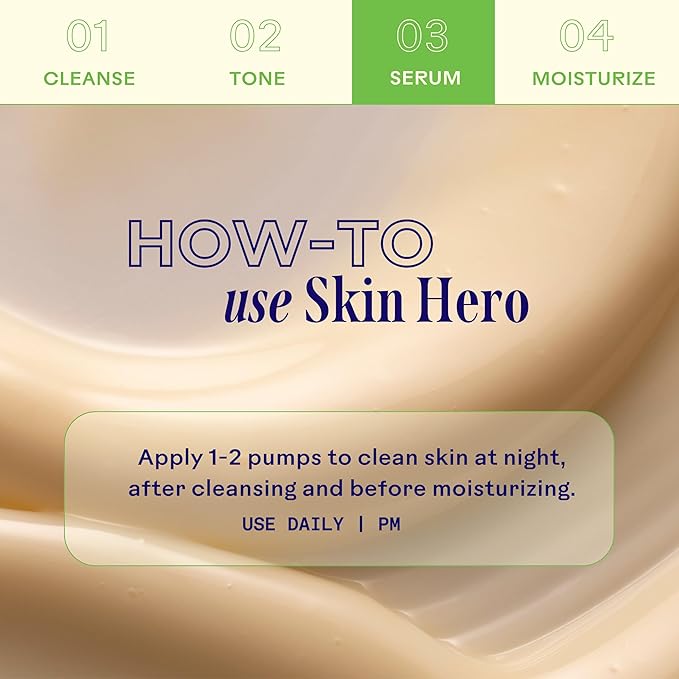 Three Ships Skin Hero Bio Retinol Serum with Calendula + 2% Bakuchiol- Reduces Appearance of Fine Lines and Breakouts, Supports Skin Firmness (1 floz)