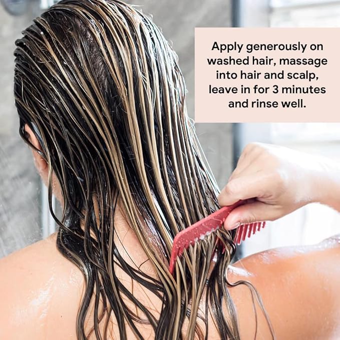 | Nourish Collection Argan Volume Mask, Infused with Black Truffle Extract, Lightweight Thickening & Volumizing Hair Mask, Restores Vitality & Builds Body, Paraben Free, Sulfate Free, 250ML