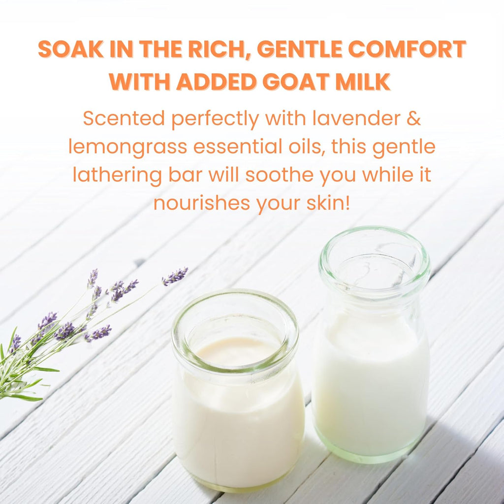 Real American Soap (Variety Bundle, 3 Pack) – Natural Bar Soap Made with Grass-Fed Tallow, Conditioning Lard, & Pure Coconut Oil – Unscented, Charcoal & Tea Tree Oil, & Lavender Goat Milk