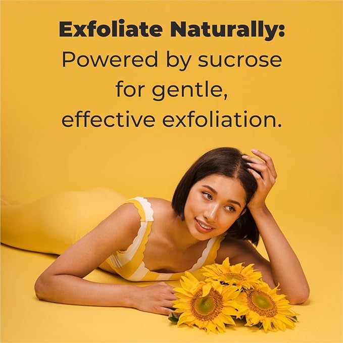 First Botany Body Scrub - Natural Exfoliating Sugar Scrub & Body and Face Souffle helps with Moisturizing Skin, Acne, Cellulite, Dead Skin Scars, Wrinkles (10 fl oz, Brown Sugar + Coffee)