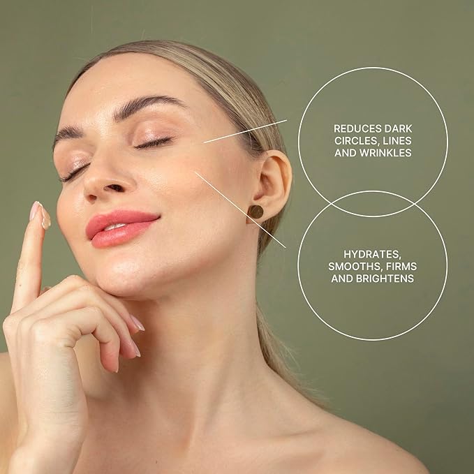 Eye Cream for Dark Circles – Anti Aging Under Eye Treatment for Wrinkles & Puffiness – Ceramide Eye Cream for Bags Under Eyes – Intense Skin Recovery – 0.5 fl. oz. / 15 ml