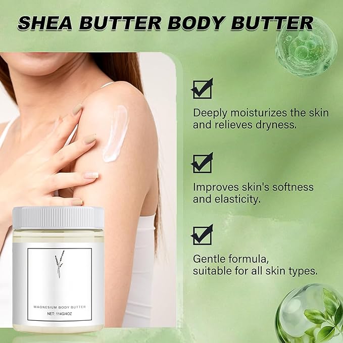 Neuropathy Cream, Magnesium Cream for Neuropathy,Magnesium Body Butter,Long-Lasting Hydration to Keep Skin Feeling Soft,Suitable for All Skin Types(3pcs)