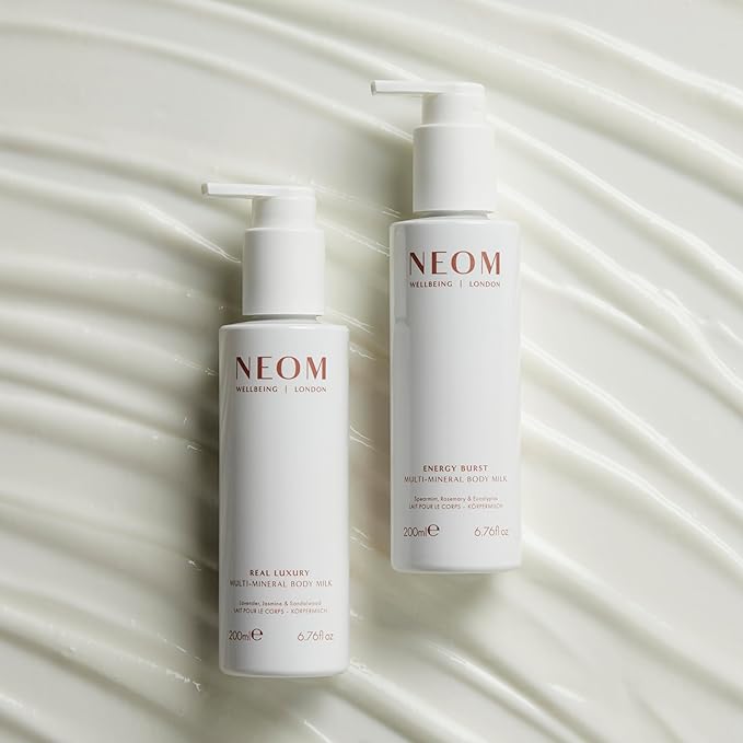 Neom- Multi-Mineral Body Milk 200ml (Spearmint, Rosemary & Eucaplyptus) | Magnesium, Rosehip OIl & Chia Seed Oil | Moisturise, Nourish & Replenish | Vegan