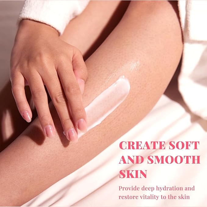 Princess Belle Strawberry Body Lotion, Shea Butter Lotion for Women and Men Dry Skin, Deep Moisturizing, Hydrating and Softening, Smell Good, 200ml(6.8floz)