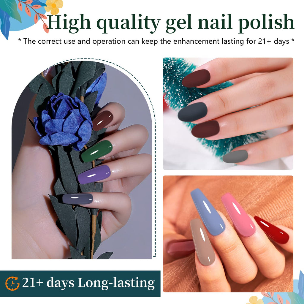 JODSONE 32 Colors Nail Polish Set With U V Light Manicure Nail Tools Nail Art Manicure Salon DIY at Home