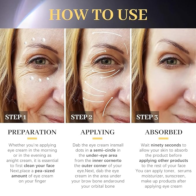 TLM Instant Face Tightener-fast-acting eye firming cream, used to reduce eye puffiness, dark circles and tighten the delicate skin under the eyes