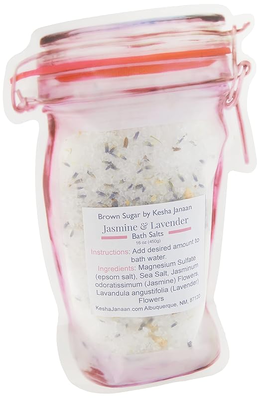 Relaxing Bath Salts (Jasmine & Lavender, 16 oz)