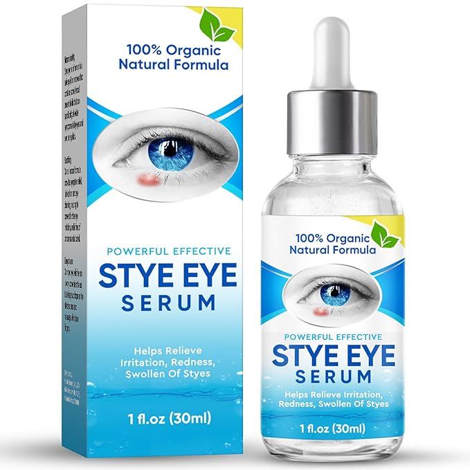 Stye Eye Treatment, Natural Stye Eye Relief Serum, for Styes Chalazion and Blepharitis Treatment, Restored Healthier Eye Skin, Blue