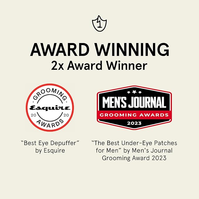 BRO MASK Under Eye Gel Pads: Cooling Eye Patches for Dark Circles and Puffiness | Anti Aging Hydrogel Eye Patch Set w/ Bakuchiol, Green Tea, Hyaluronic Acid, Caffeine, Niacinamide/Vitamin B3 -6 Pairs