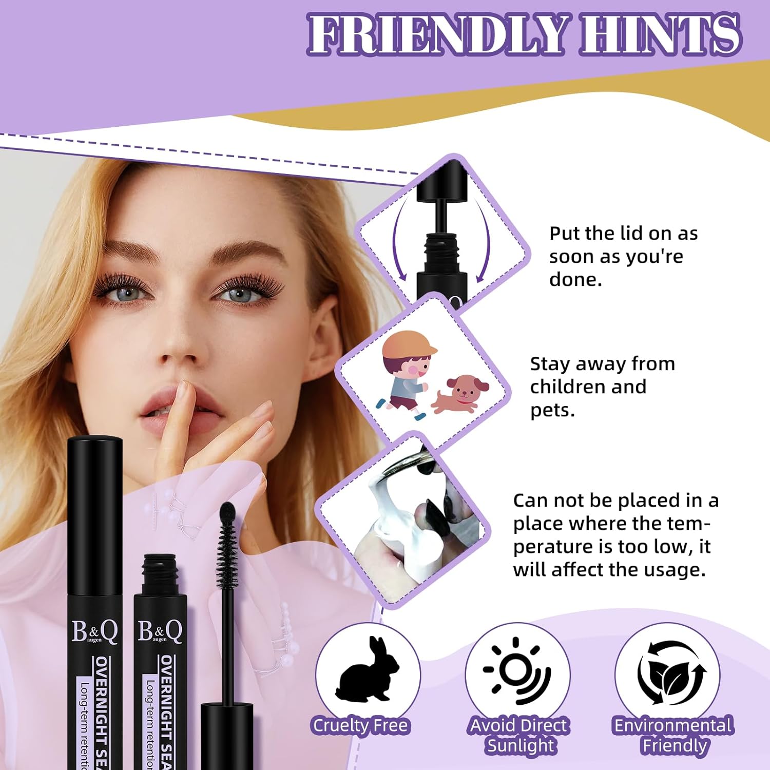 B&Qaugen Lash Seal 10ml Overnighter Lash Sealer for Eyelash Extension Lash Sealant Lash Extension Sealant for Lash Clusters Coating Long-Lasting Lash Overnight Sealer for Eyelash Clusters (Black,10ml)