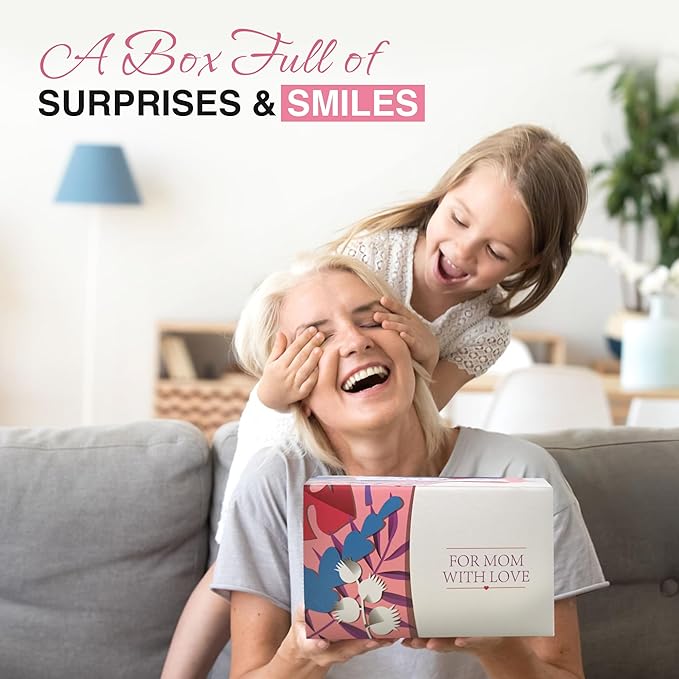 Luxury Spa Gift Box for Mom – Birthday, Mother’s Day, Christmas, Postpartum Self-Care Set with Relaxation & Pampering Essentials – Thoughtful Gifts for Wife, Grandma, Women – Premium Spa Kit.