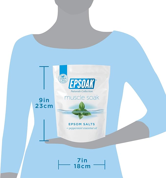 Epsoak Epsom Salt 2 lbs - Muscle Soak Bath Salts