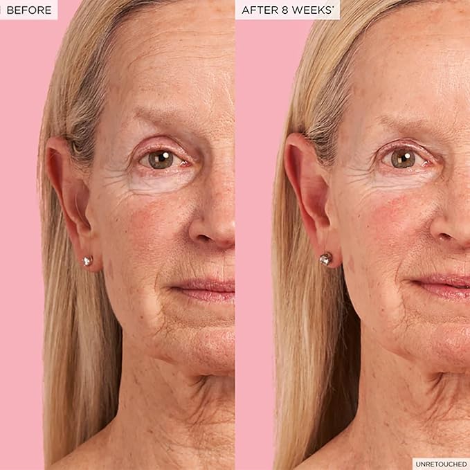 Glow Recipe Pomegranate Copper Peptides Face Serum - Plumping, Firming Multi Peptide Anti Aging Serum for Women & Men + Hydrating Hyaluronic Acid to Smooth Lines, Support Collagen & Skin Elastin, 30ml