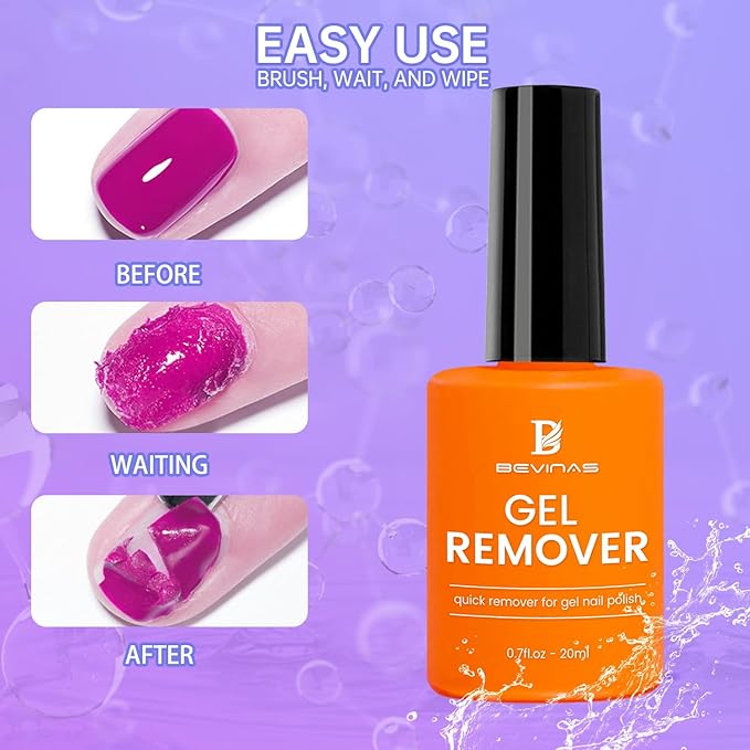Gel Remover & Nail Latex for Nails Polish Gel Remover Gel Nail Polish Remover Set Nail Latex Tape Gel Remover & Nail Latex