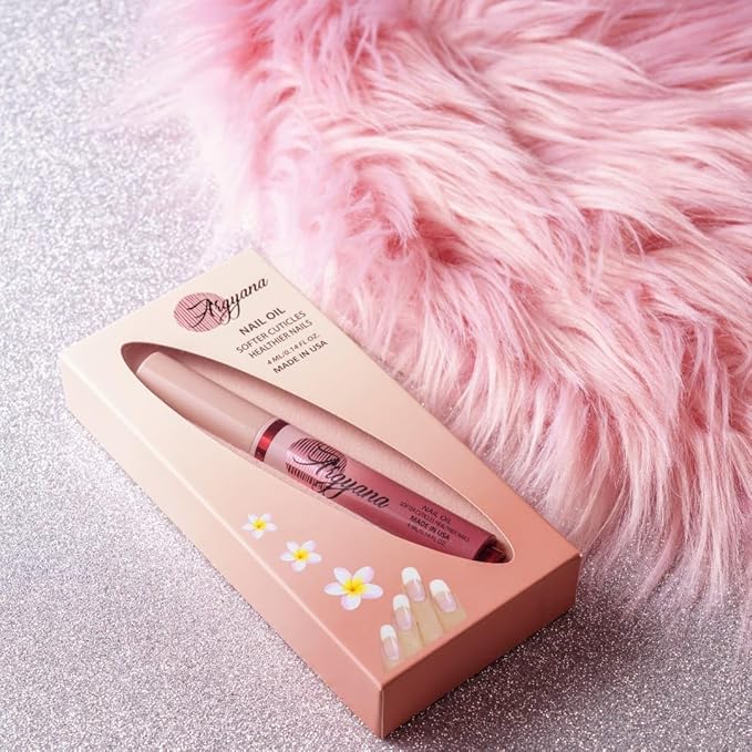 Cuticle Oil Pen for Nails - Nail Growth Oil W/Argan & Castor Oil – Nail Oil Cuticle Pen Treatment for Dry, Peeling, Breaking, Thin and Damage Nails – Jasmine Scented (4 ml)