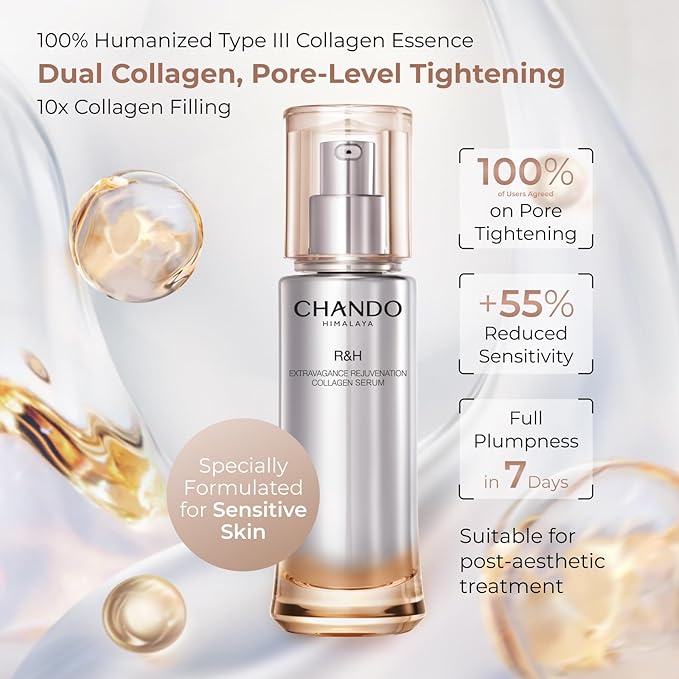 Extravagance Rejuvenation Collagen Serum (50ml/1.69oz) - Anti Aging Face Moisturizing Essence, Boosts Skin Elasticity and Reduces Fine Wrinkles