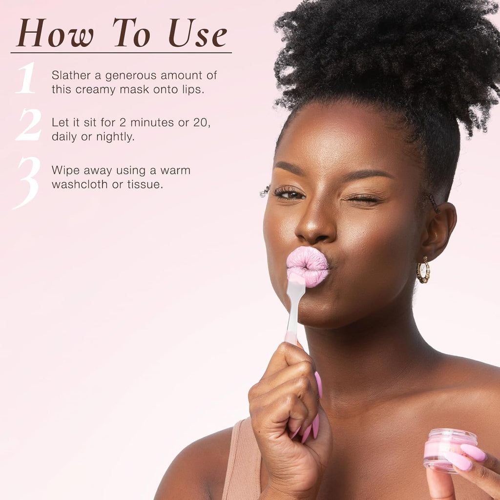 Sara Happ The Sweet Clay Lip Mask to Nourish, Restore, Renew and Regenerate Lips - Healing Bentonite Clay, Shea Butter, Soothing Natural Oils, 0.47 oz (2-Pack)