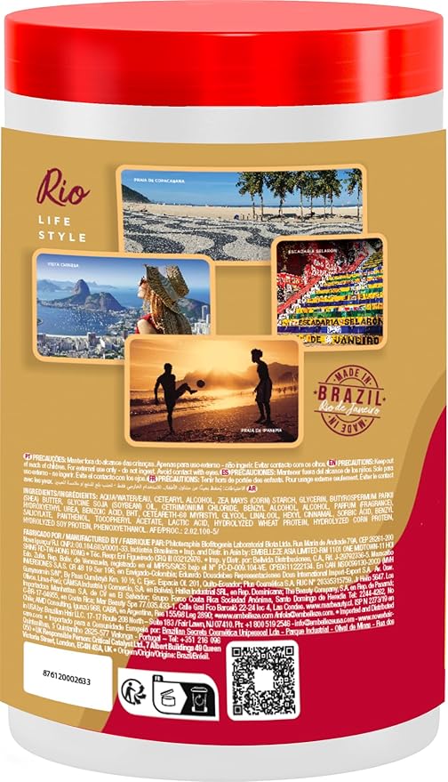 Novex Brazilian Keratin Deep Conditioning Mask, 35.3 oz - Reconstructive Keratin, Frizz control & Damage Repair