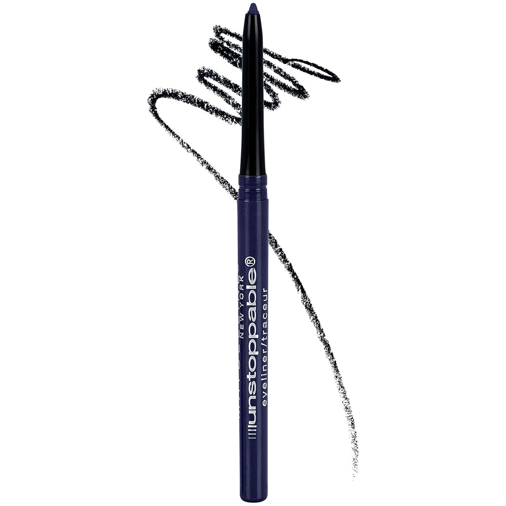 Maybelline Unstoppable Waterproof Mechanical Blue Eyeliner Pencil, Easy to Apply, Smooth Glide, Up to 24 Hour Wear, Sapphire