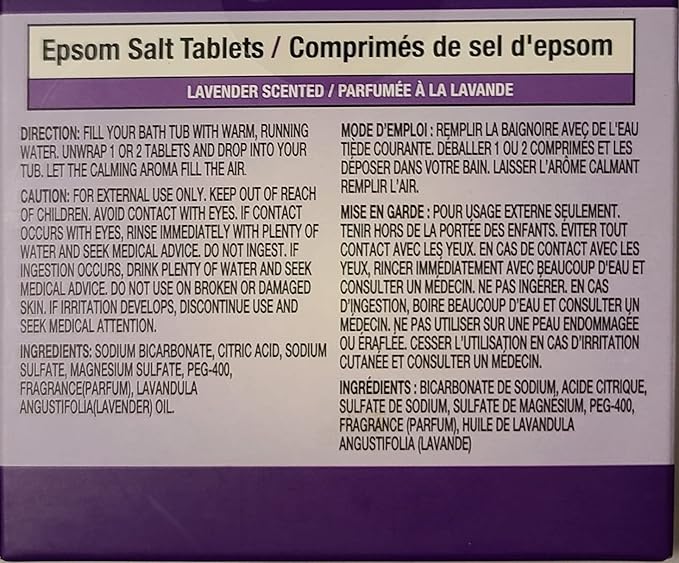 Epsom Salt Tablets