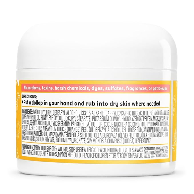 Wink Well Llama Baby Lotion, Gentle Body Care For Moisturizing And Calming Dry Skin For Babies, Kids And Adults, Free Of Parabens, Chemicals, Dyes And Fragrances (2 oz jar)