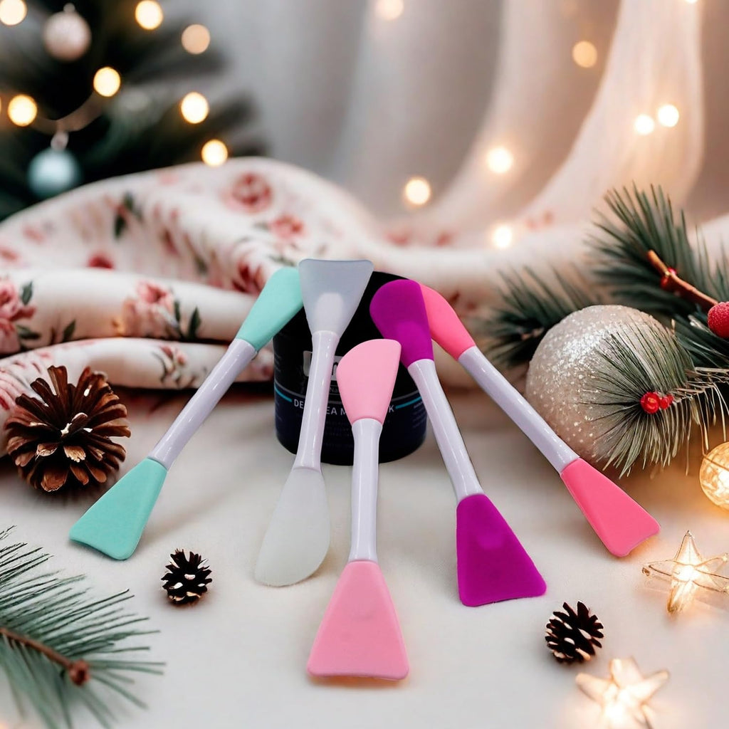 Silicone Face Mask Brush, Facial Mud Mask Applicator Brush Flexible for Applying Facial Mask,Sleeping Mask,Clay Mask,Body Lotion Mask Beauty Tools Makeup Brushes Applicator