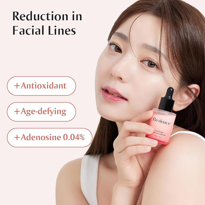 [Redence] 5% Niacinamide & 605,395ppm Natural Vitamin C Tone & Spot Serum for glow & Hydration - Gentle, Non-Sticky for Sensitive Skin, 1 fl Oz