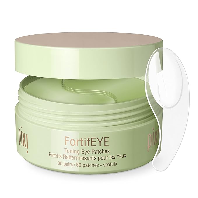 Pixi FortifEYE Firming Hydrogel Under-Eye Patches, Collagen to Energize & Tone Eye Area, 30 Pairs / 60 Patches