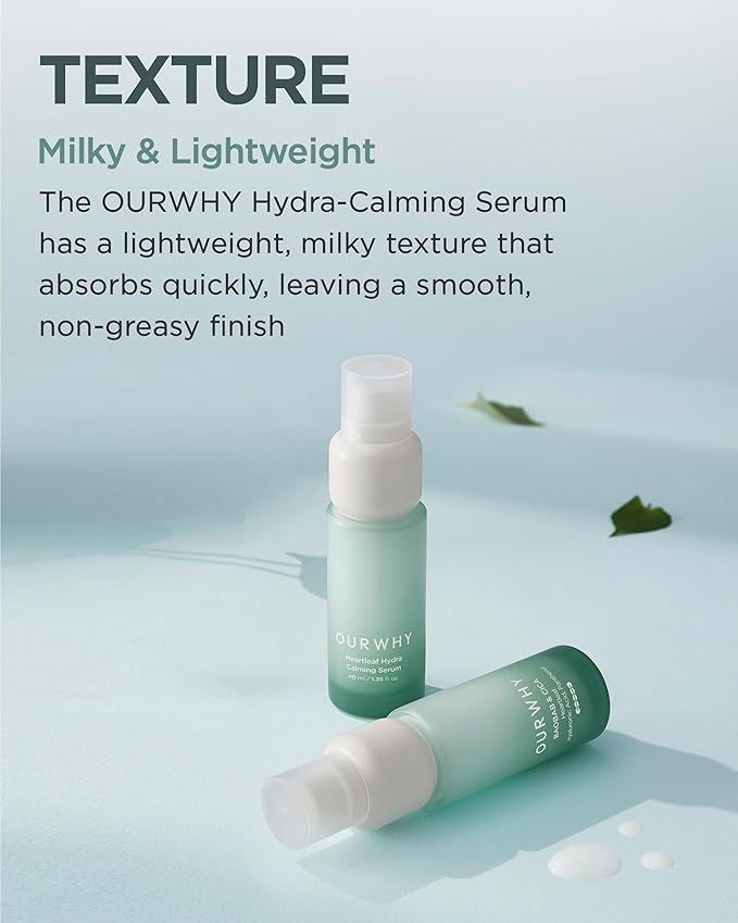 Heartleaf Hydra Calming Serum (1.35fl oz) - Soothing & Hydrating Serum for Sensitive Skin. With Heartleaf Extract, Hyaluronic Acid & Panthenol