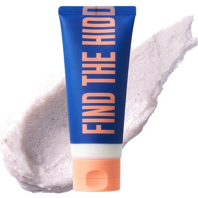 [Dear Doer] The Hidden Body Scrub & Wash in Tube - Moisturizing 2-in-1 Scrub Cleanser with Andes Salt, BHA for Bumpy Skin & Ingrown Hair, Tranquil Scent, Vegan, 3.38 fl oz (100 ml)