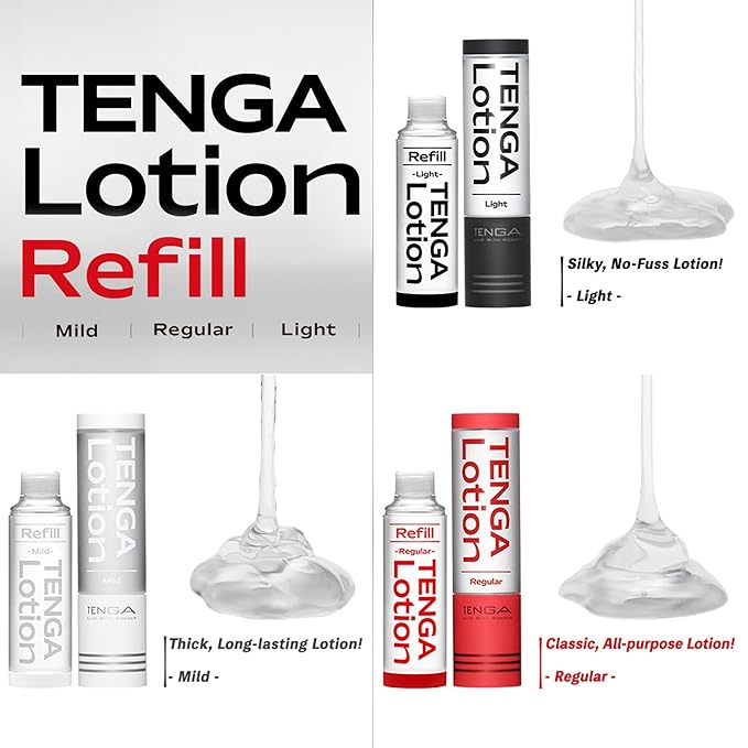 TENGA Lotion + Refill Regular Bundle Set, 5.75 Fl Oz