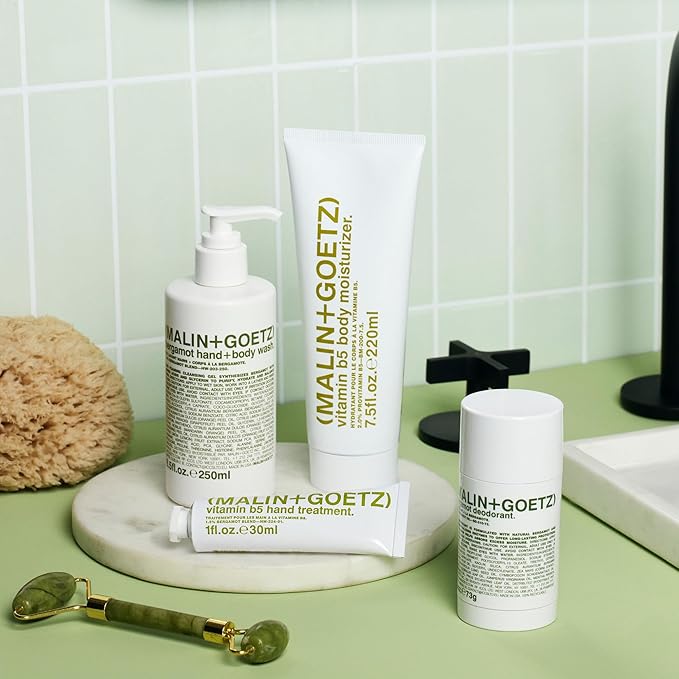 Malin + Goetz Vitamin B5 Body Moisturizer, 7.5 Fl. Oz. - Moisturizing Body Cream for Men & Women, Hydrating Hand & Body Lotion, All Skin Types, Vegan & Cruelty Free