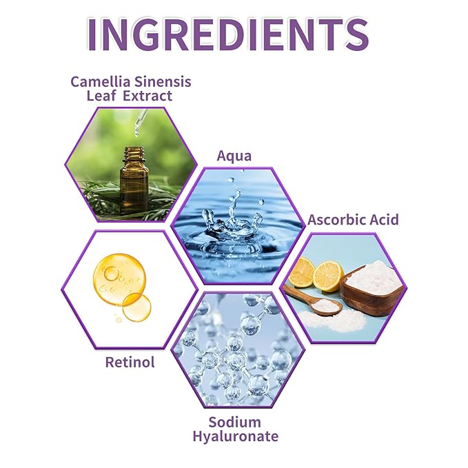 Retinol Rejuvenation Serum, for All Skin, Retinol Serum Wrinkles for Man&Women (2 Pack)