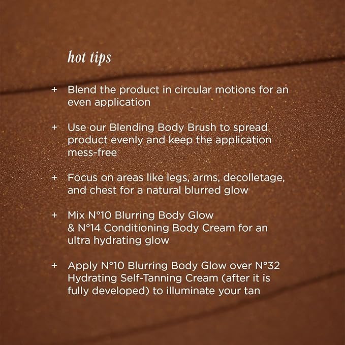 '+ Lux Unfiltered N°10 Blurring Body Glow Lotion - Instant Body Shimmer Lotion that Blurs Imperfections and Hydrates with Shea Butter, Squalane & Vitamin C - Vegan, Cruelty Free, Fragrance Free